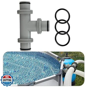 T Joint Pool Hose Connector 1.5"to 1.5",Filter Pump Hose Connector,Pool Hose  - Picture 1 of 5
