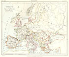 EUROPE. Europe in the time of the Romans. Britannica 9th edition 1898 old map