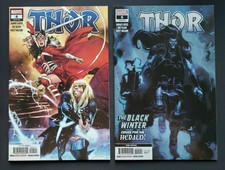 THOR #4 A & #5 3rd Print Variant NM 2020 Marvel KEY 1st BLACK WINTER Cates Klein