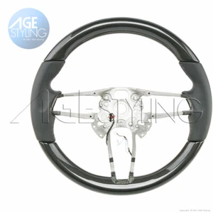 OEM Porsche Panamera 911 Cayenne CARBON Fiber Black Leather Steering Wheel RIM - Picture 1 of 1