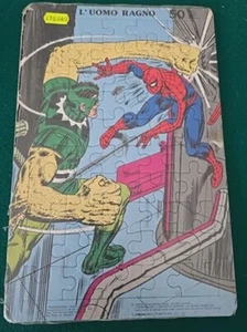 L'UOMO RAGNO / Puzzle 50 Pezzi - Marvel Comics / Malipiero 1978 Blisterato - Imagen 1 de 2