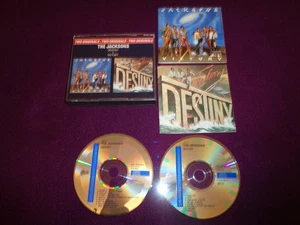 2 CD TWO ORIGINALS THE JACKSONS / DESTINY + VICTORY / EPIC EUROPE PRESS 1989 - Picture 1 of 1
