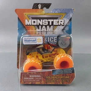 Spinmaster Monster Jam Fire & Ice Soldier Fortune Black Ops Fire Monster Truck - Picture 1 of 8