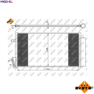 CONDENSER AIR CONDITIONING 35940 FOR FIAT DOBLO/Cargo/Platform/Chassis/MPV 1.2L - Image 1 of 4