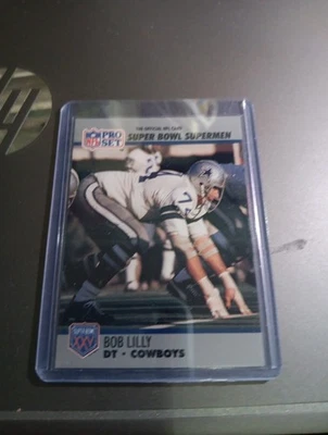 1990 Pro Set Super Bowl XXV Silver Anniversary - Bob Lilly #85 - Image 1 of 2