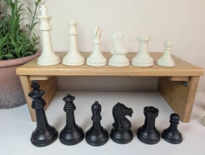 Vintage Chess Set Plastic 3.5" Kings - Picture 1 of 14