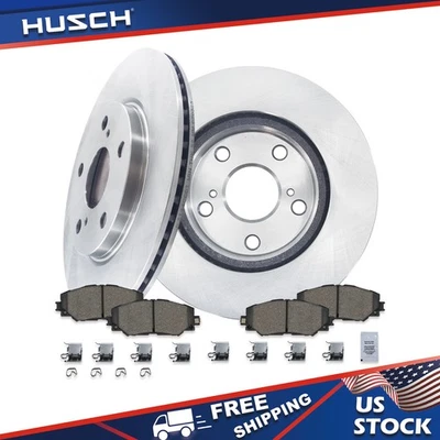 Front Brake Disc Rotors-Exact Fit for 2007-2017 Toyota RAV4 Pirus V Lexus HS250H Foto 1 de 4