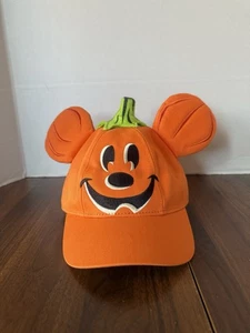 Disney Parks "Hey Pumpkin" Mickey Pumpkin YOUTH Hat - Picture 1 of 8