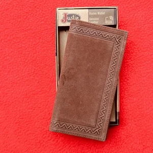 JUSTIN … Rodeo  Wallet… Genuine  Leather  RFID  Wallet … NEW  in  BOX - Picture 1 of 12