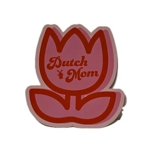 Dutch Bros Sticker - May 2025 - Dutch Mom Flower - Picture 1 of 3