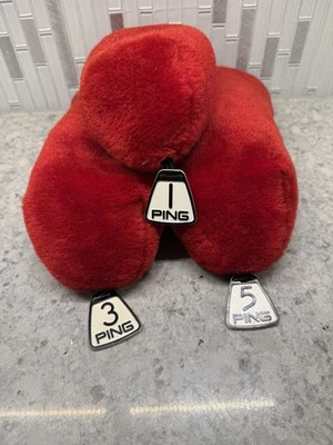 Vintage Ping Fuzzy Hardcover Set Red Driver 3W 5W - Image 1 of 4