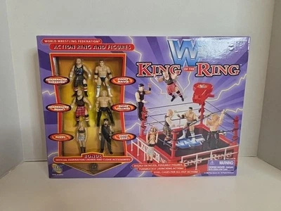 Anillo de acción WWF Rey del Anillo con 6 mini figuras Jakks Pacific Rock Sunny Foto 1 de 4