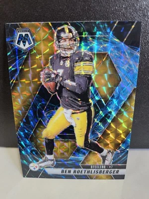 Mosaico Panini 2025 - Ben Roethlisberger #9 Mosaic Genesis SP Pittsburgh Steelers Foto 1 de 4