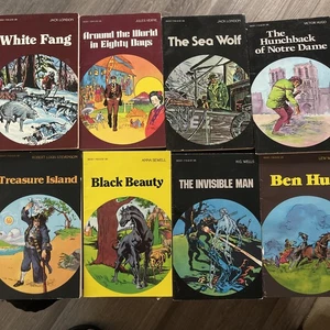 Vintage Pocket Classics Paperback Books Lot of 8~ Acedemic Industries 1984 - Picture 1 of 18