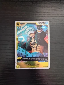 One Piece Premium Booster 02 (ENG) - Trafalgar Law - Pirate Foil - P-088 - Imagen 1 de 2