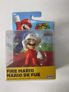 Super Mario Fire Mario Figur Jakks Pacific Nintendo 4" Neu Sealed - Bild 1 von 3