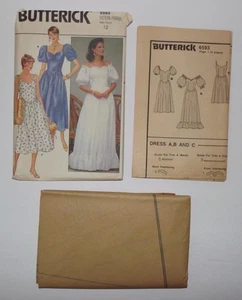 Butterick Pattern 6593 Misses Dress  Size 12 Vintage Uncut - Picture 1 of 7