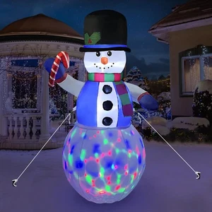6 FT Christmas Inflatable Snowman Outdoor Decorations, Giant Christmas Inflat... - Bild 1 von 7