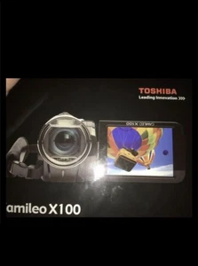 Toshiba X100 HD Camcorder New Open Box  In Original Packaging with Accessories - Picture 1 of 4