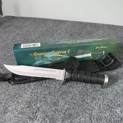 Frost Cutlery Bowie Knife Combat Fighter Hunting 12” With Sheath and Box - Image 1 of 4