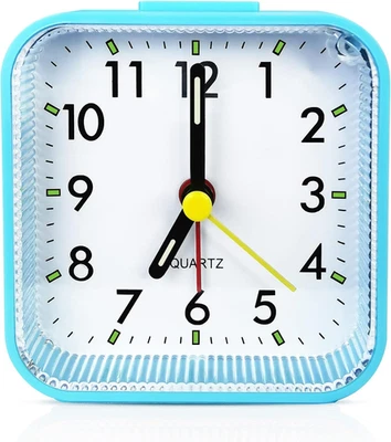Clock Digital Alarm Desk/Travel/Bedside/ Battery Operated/ Quieter Alarm Clocks. - Image 1 of 4
