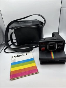 Vintage Polaroid Time Zero One Step Instant Land Camera Untested W/Manuel &bag. - Picture 1 of 15
