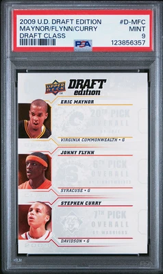 PSA 9 MINT U.D. Draft Edition Class Stephen Curry #D-MFC RC - Image 1 of 2