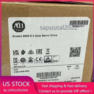 AB 2198-H008-ERS Kinetix 5500 Servo Driver AB 2198H008ERS AB  US Free Tax - Image 1 of 4