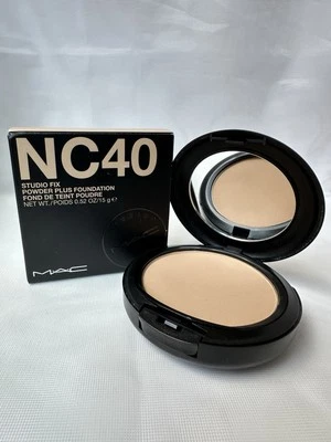 MAC Studio Fix Powder Plus Foundation-NC40 15g /0.52oz NEW  ✔  Original Formula - Image 1 of 3