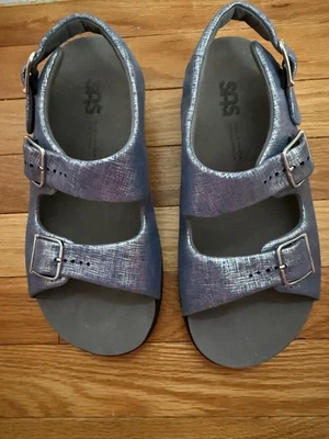 SAS Relaxed Sandals, Silver Blue, 9 W - Image 1 of 4