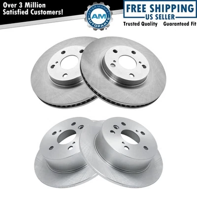 Kit de 4 rotores de freno delanteros y traseros para Lexus ES350 Toyota Camry Avalon Foto 1 de 4