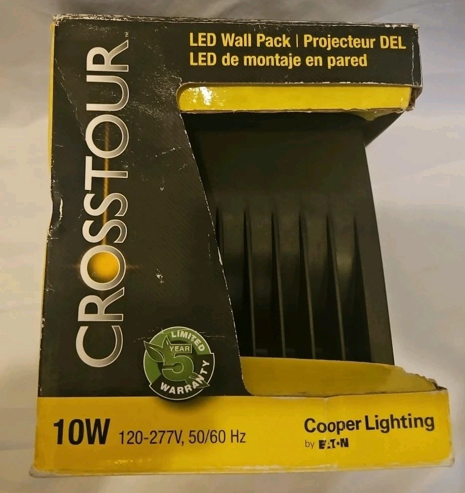 Cooper Lighting CROSSTOUR XTOR1A LED 10 Watt Outdoor Lights Bronze Carbon  - Image 1 of 4