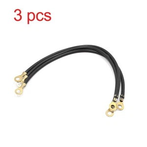3pcs Black Universal Battery Wire Power Transfer Cable for Vehicle Car - Imagen 1 de 3