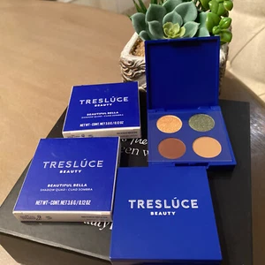 Tresluce Beauty BEAUTIFUL BELLA Eye Shadow Quad Palette 0.12oz (Lot of 2) - Picture 1 of 3
