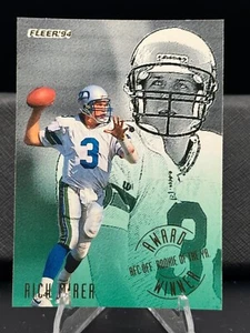 1994 Fleer, All Pro - Rick Mirer, #2 of 5 - AFC Offensive Rookie of the Year - Bild 1 von 2