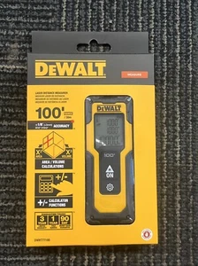 DeWalt 100ft Laser Entfernungsmesser 100’/30m DWHT77100. NAGELNEU. - Bild 1 von 2