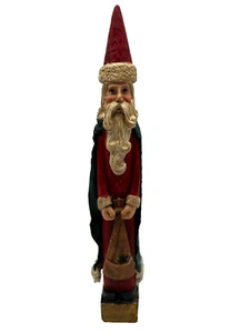 Vintage alte Welt Weihnachtsmann Figur Kris Kringle Slim - Bild 1 von 6