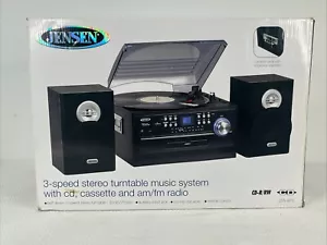 Jensen JTA-475 Turntable Music Entertainment System (33/45/78 RPM) AM/FM Radio - Picture 1 of 7