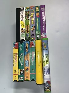 12 Lot VHS Children Kids Dora Clifford Pony Wiggles Wallace Gromit Bears Wiggles - Picture 1 of 14