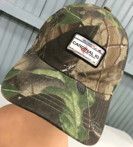 Spring Green Wisconsin Cardinal Glass Camo Strapback Baseball Cap Hat  - Picture 1 of 6