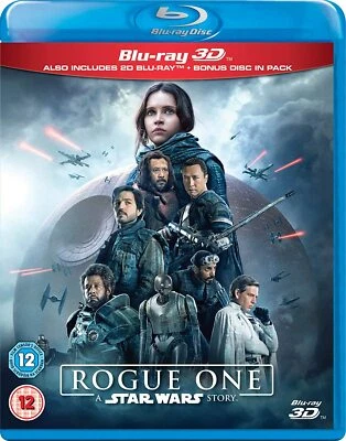 ROGUE ONE A Star Wars Story (2016) 3D + 2D Blu-Ray NEW (USA Compatible) — 第 1/2 张图片