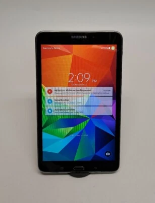 Samsung Galaxy Tab 4 8.0 (SM-T337V) 16GB- Black (Wi-Fi + 4G) Verizon GOOD - Image 1 of 4