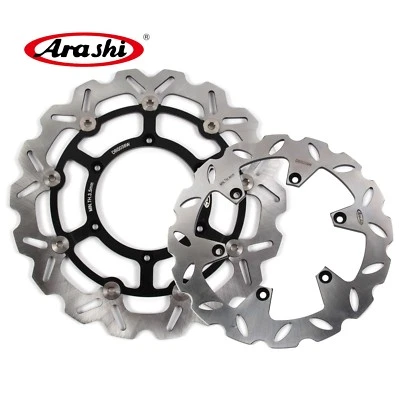 Rotor de disco de freno delantero y trasero NEGRO para Suzuki DRZ400SM 2005-2023 2006 DR-Z400SM Foto 1 de 4