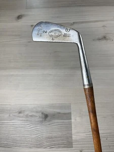 Antiker Golfschläger MacGregor GO-SUM Mid Eisen 2 Hickory Holzschaft Lederstreifen - Bild 1 von 10