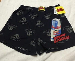 WACKY PACKAGES BOXER SHORTS DEAD BULL RED BULL PARODY TOPPS LICENSED L 36-38 NWT - Picture 1 of 7
