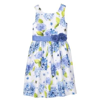 NWT Gymboree Dressed Up Floral Duppioni Dress Special Occasion Wedding Easter - Image 1 of 2