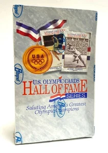 Tarjeta coleccionable Serie Salón de la Fama Olímpica de Estados Unidos 1991 caja sellada Impel - Imagen 1 de 3