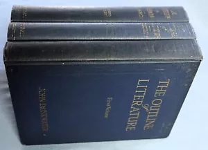 3 BÄNDE: LITERATURUMRISS VON JOHN DRINKWATER HC 1924 500 ILLUSTRATIONEN - Bild 1 von 19