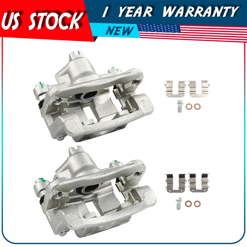 Par de pinzas de freno traseras con soporte para Kia Forte Koup 2010 2011 2012 2013 Foto 1 de 4
