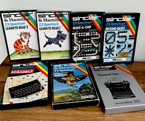 ZX Spectrum Games - 8 BIG BOX 1st Releases - Learn to Read - Make a Chip & MORE! - Picture 1 of 17